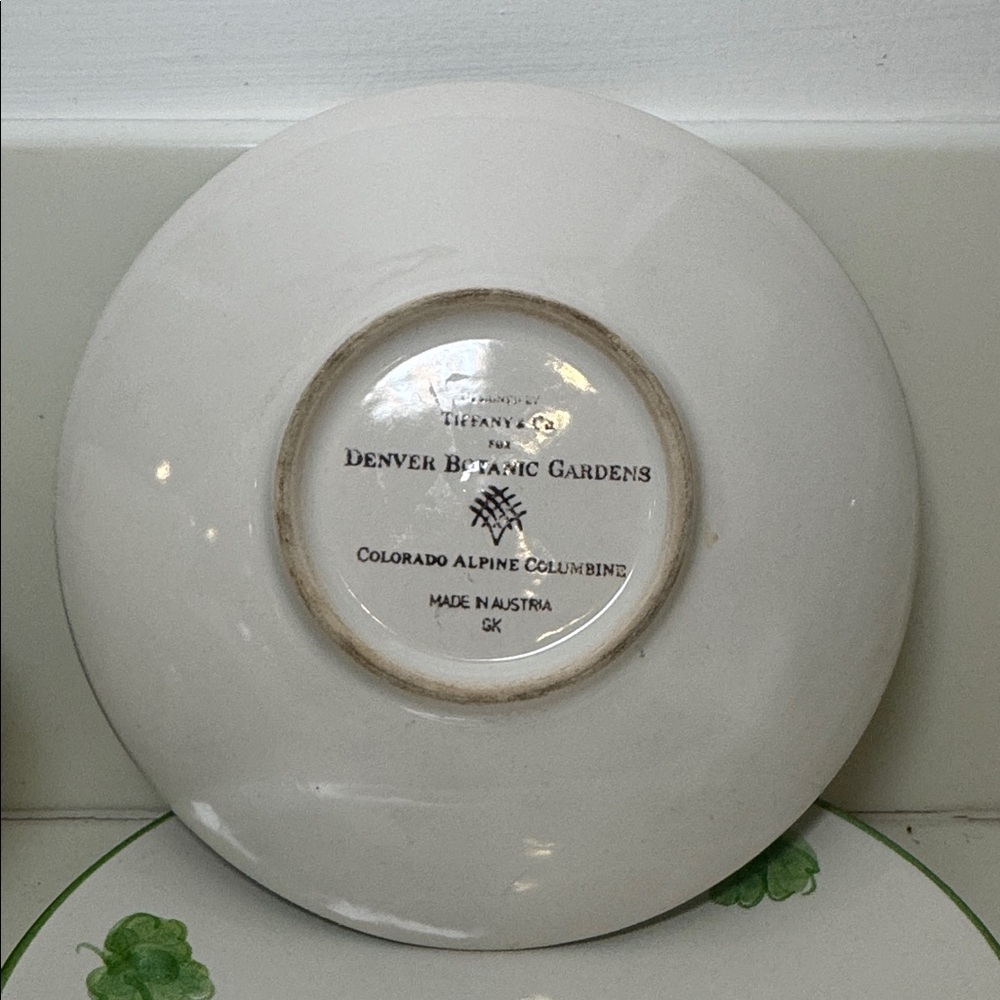 Vintage Tiffany & Co. Denver Botanic Gardens: Set of 4 Cups & Saucers - Picture 8 of 8